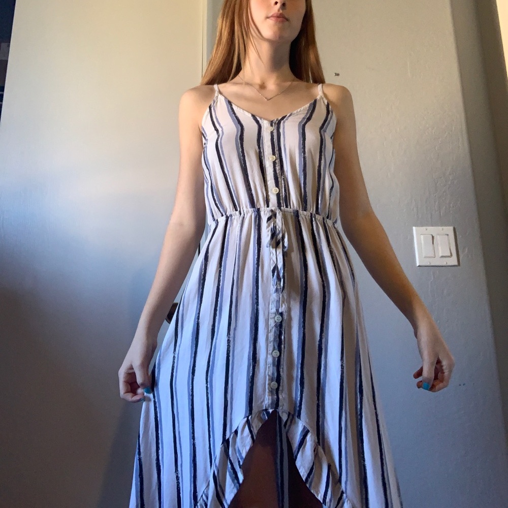 White and blue sundress!